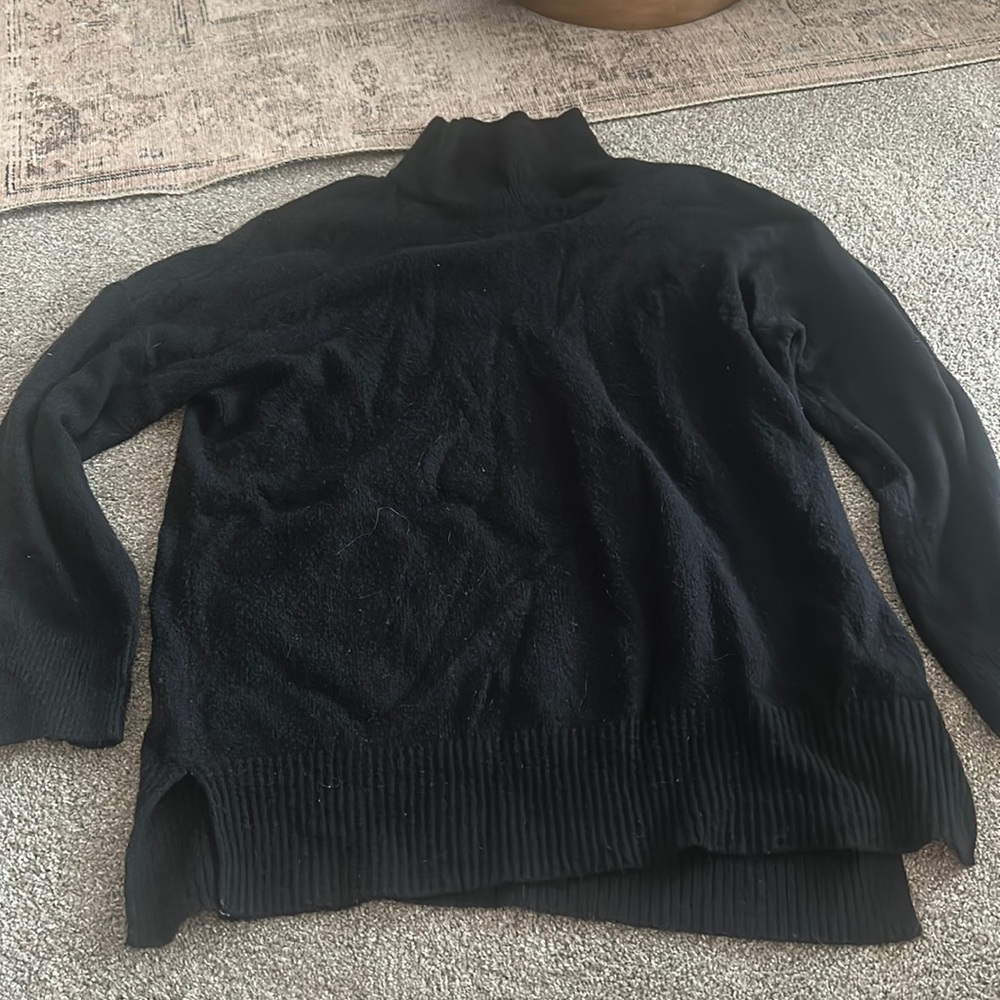 Abercrombie black turtleneck tunic - M